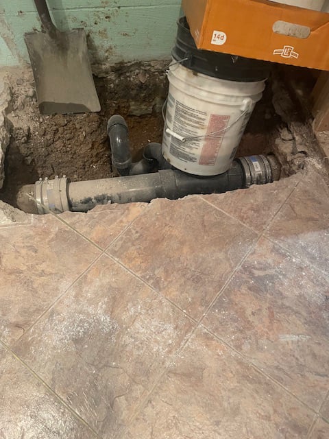 basement bath remodel