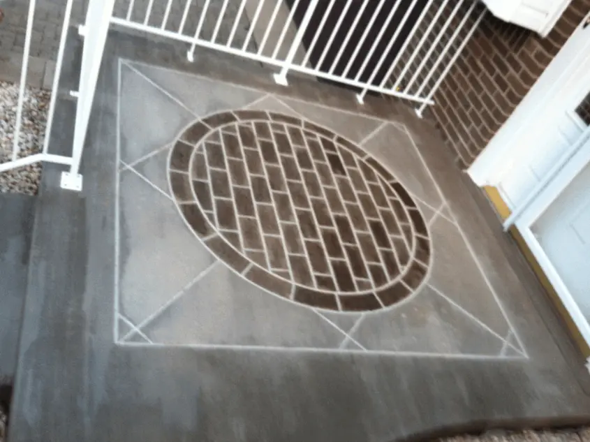 Stained and Sealed Cement