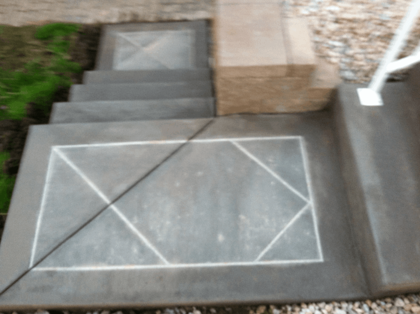 Stairs with lighting