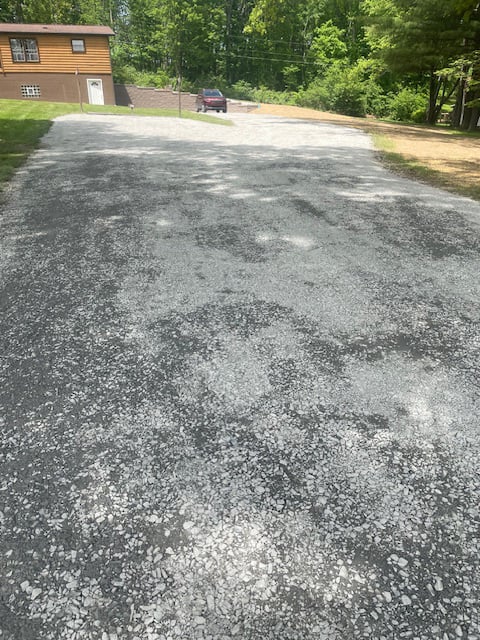 graded driveway