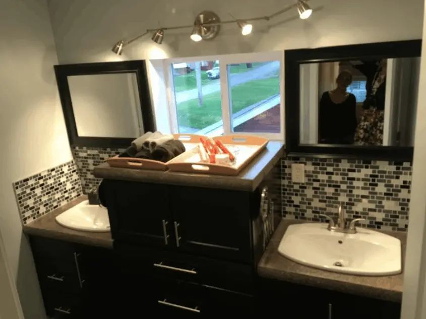 dual vanity sink