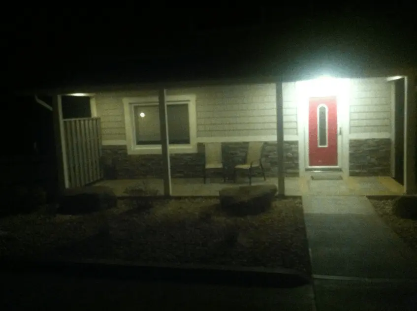 porch remodel, windows, door, concrete, landscape