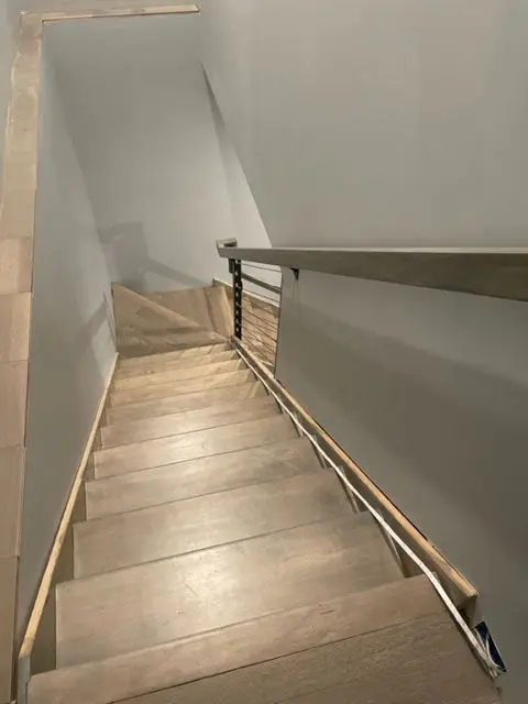 Stairs with lighting