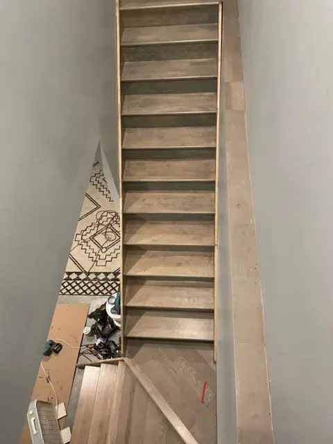 Stairs with lighting