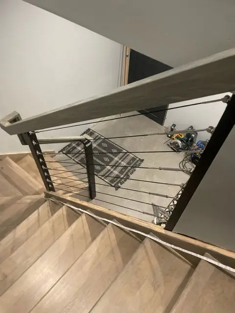 Stairs with lighting