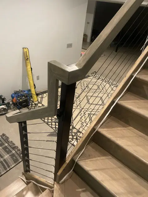 Stairs with lighting