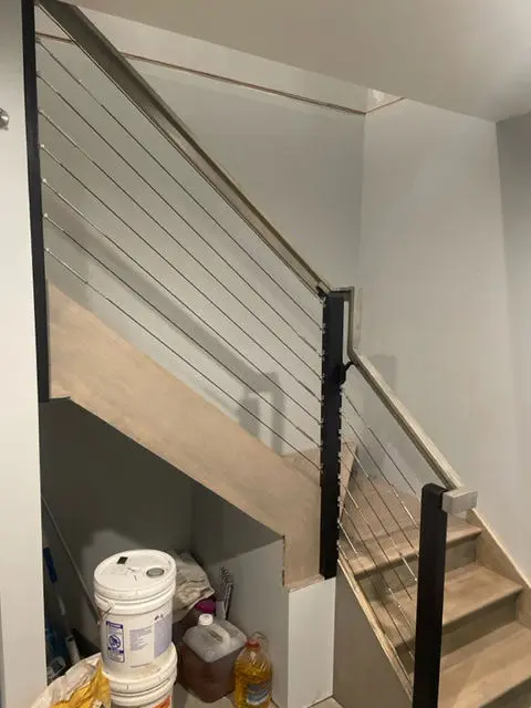 Stairs with lighting