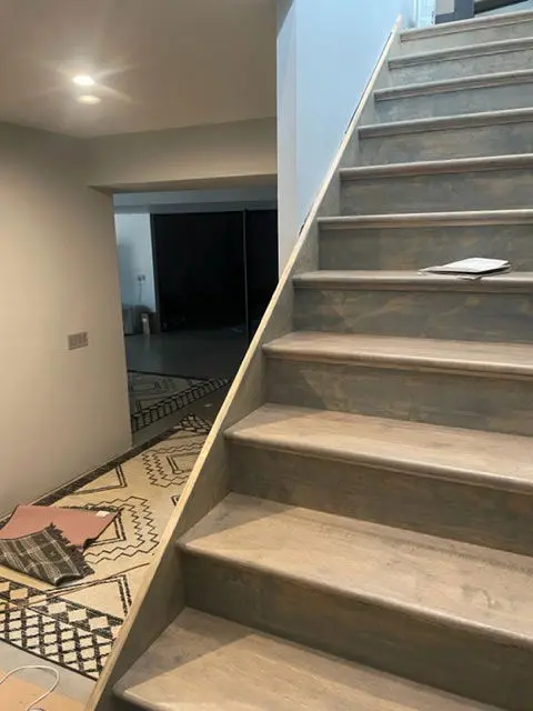 Stairs with lighting