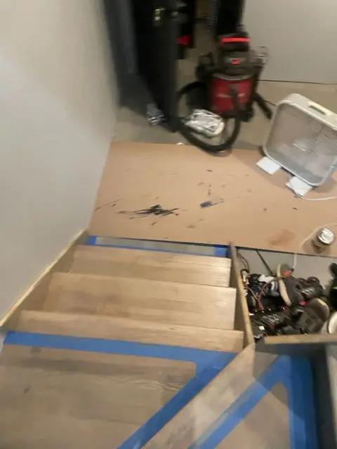 Stairs with lighting