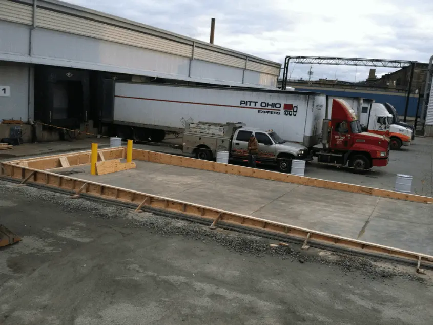 custom concrete pour